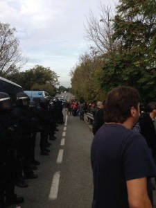 Manifestacio pacifica a Panrico